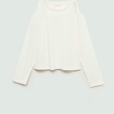 Mango t-shirt mila in off white