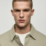 Mango sweatshirt beach in khaki