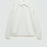 Mango sweatshirt beach in light vigore grey
