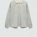 Mango sweatshirt otello in medium vigore grey