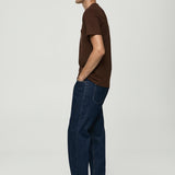 Mango t-shirt logopok in brown