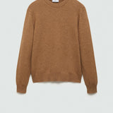Mango sweater lotus in camel