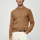 Mango sweater lotus in camel