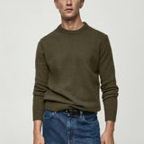 Mango sweater lotus in khaki