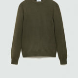Mango sweater lotus in khaki