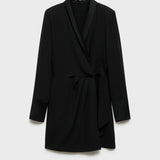 Mango dress rider in black