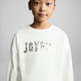 Mango sweatshirt joyful in off white
