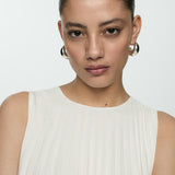 Mango dress turmali in white
