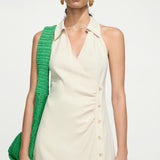 Mango dress cosy in beige