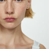 Mango top lina in white