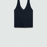 Mango top lina in navy