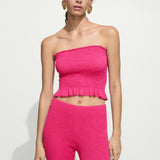 Mango trousers adrus in fuchsia