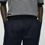 Mango trousers boiko in navy