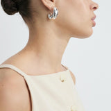 Mango dress shannon in raw-unbleached