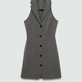 Mango dress aspen in medium vigore grey