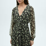 Mango dress briony in black