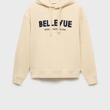 Mango sweatshirt hotelh in raw-unbleached