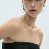 Mango dress balloon in black