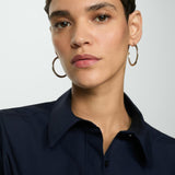 Mango shirt pop in navy