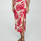 Mango skirt hawai in raw-unbleached