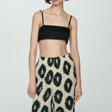 Mango trousers brandy in raw-unbleached