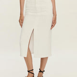 Mango skirt soleil in white