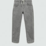Mango jeans comfy in grey denim