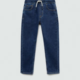 Mango jeans comfy in dark denim