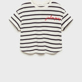 Mango t-shirt adore in navy