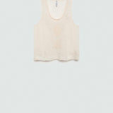 Mango top tank in off white