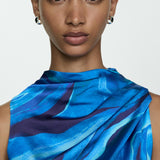 Mango dress marble in carpet