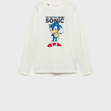 Mango t-shirt sonicon in off white