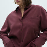 Mango shirt aurelia in violet