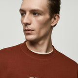 Mango sweatshirt hotelc in terracotta