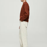 Mango sweatshirt hotelc in terracotta