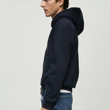 Mango sweatshirt avall in navy