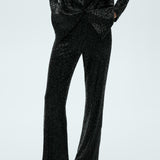 Mango trousers xjupiter in black