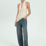Mango dress luc in raw-unbleached