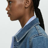 Mango jacket vicky in medium denim