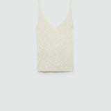 Mango top lisboa in off white