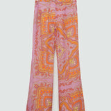 Mango trousers farrah in pink