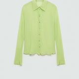 Mango blouse felisas in lime