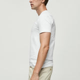 Mango t-shirt strech in white
