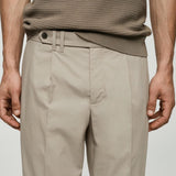 Mango trousers romeo in stone