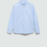 Mango shirt oxfordp in celestial