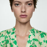 Mango blouse presley in raw-unbleached