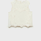 Mango blouse chaos in raw-unbleached