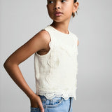 Mango blouse chaos in raw-unbleached