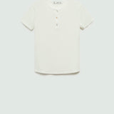 Mango t-shirt centeno in white