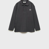 Mango poloshirt surfer in anthracite